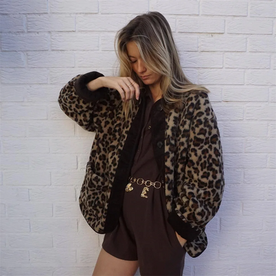 Leora™ | Women's Leopard Print Jacket